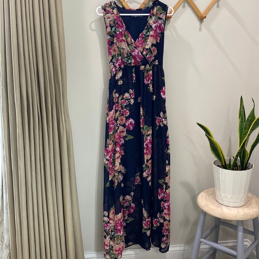 Crystal Doll Chiffon Maxi Dress